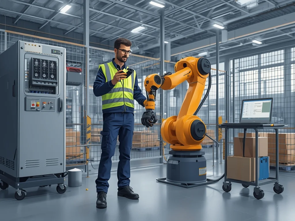 Kontroler (sterowniczy) robotów przemysłowych