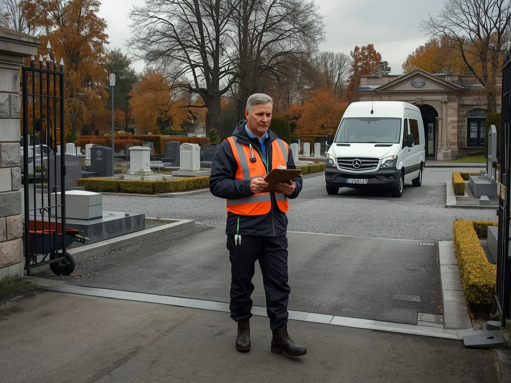Pracownik cmentarza