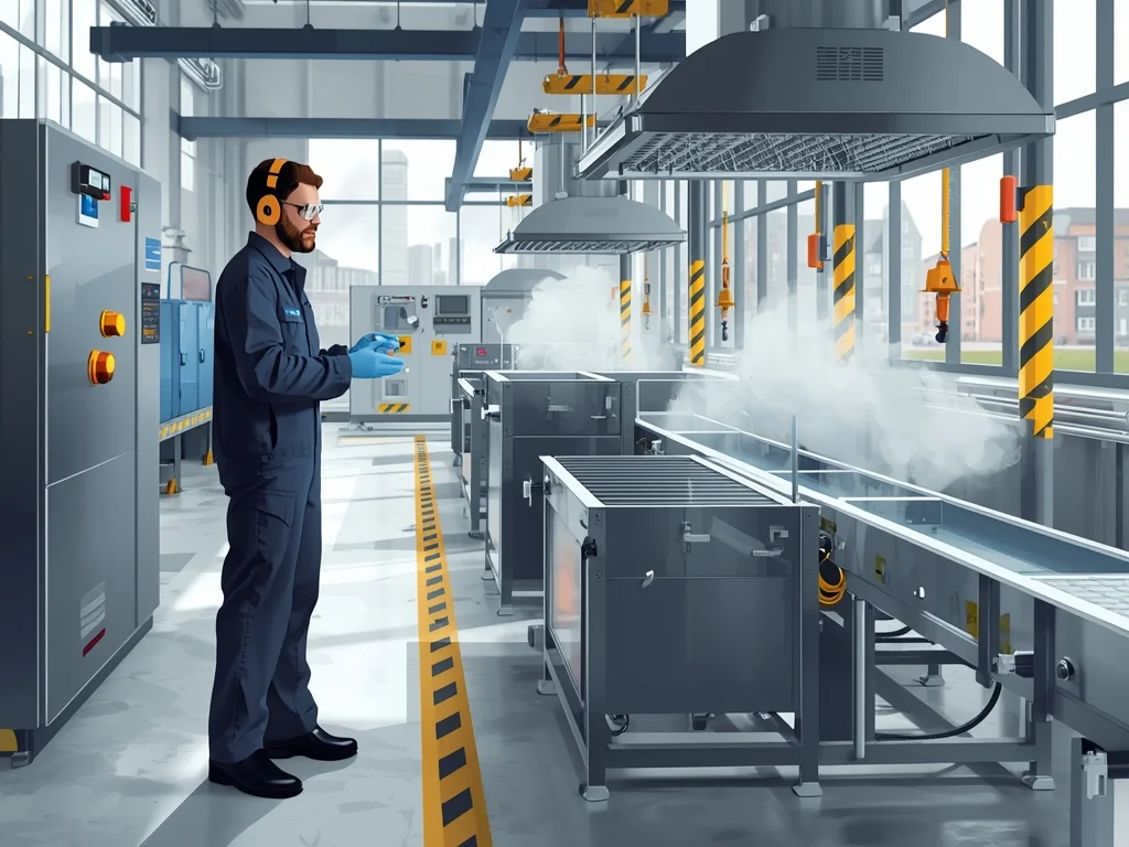 Operator urządzeń do elektroforetycznego nakładania powłok
