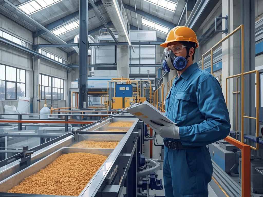 Operator urządzeń do produkcji materiałów ściernych
