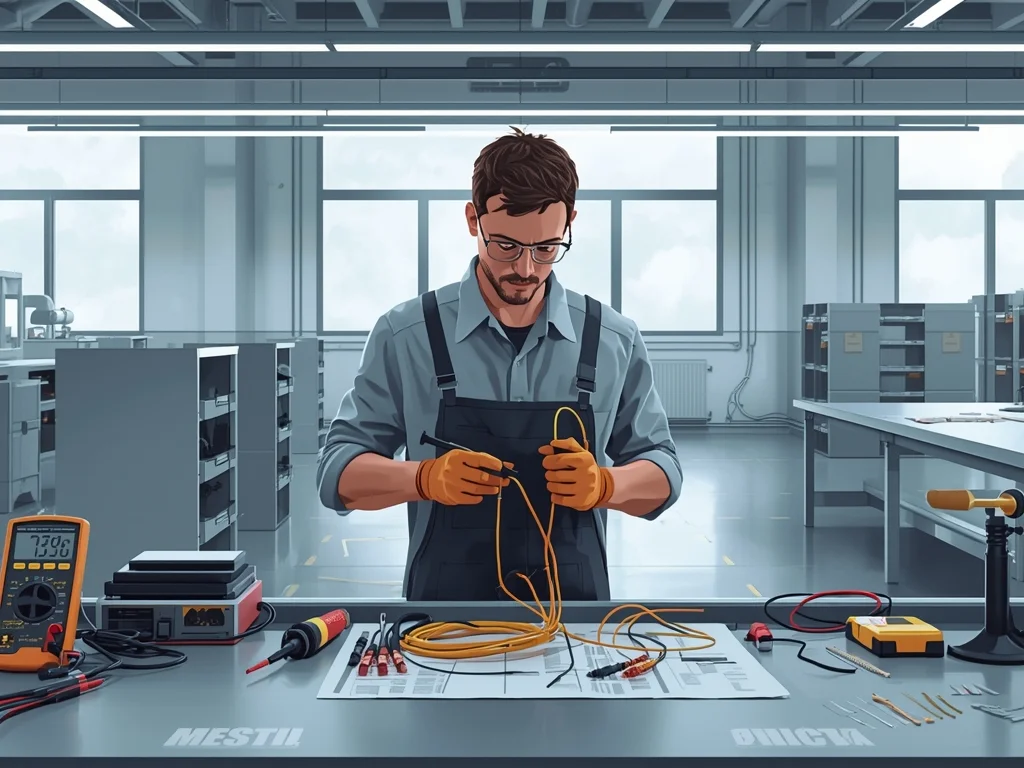 Monter wiązek elektrycznych